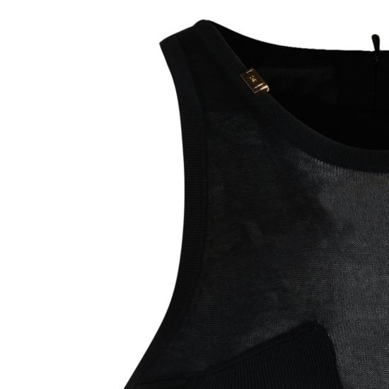 26FW 엘리자베타프랜치 점프수트 KT03B67E2110 Black - ELISABETTA FRANCHI