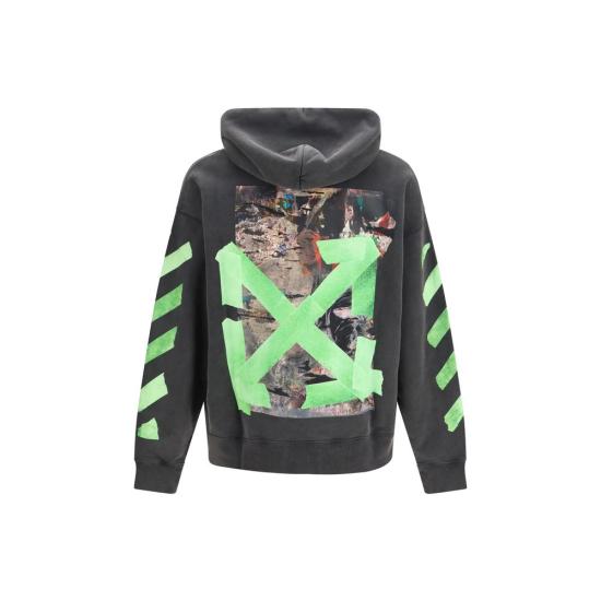 26FW 오프화이트 긴팔 티셔츠 OFOMBB085F26FLE00T00001BB GRAY - OFF WHITE