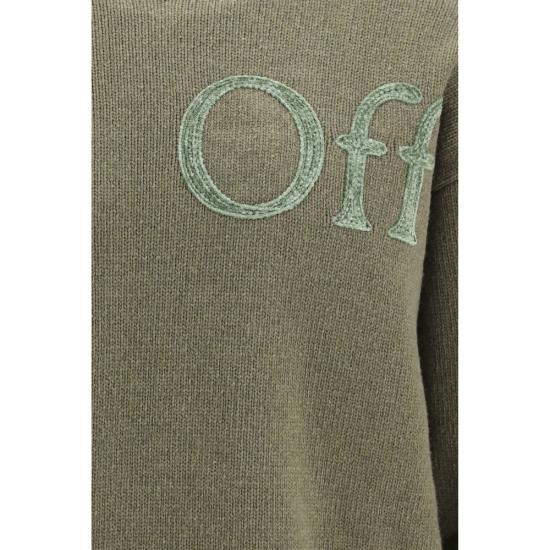 26FW 오프화이트 스웨터 OFOMHE20QF26KNI00100022BB GRAY - OFF WHITE