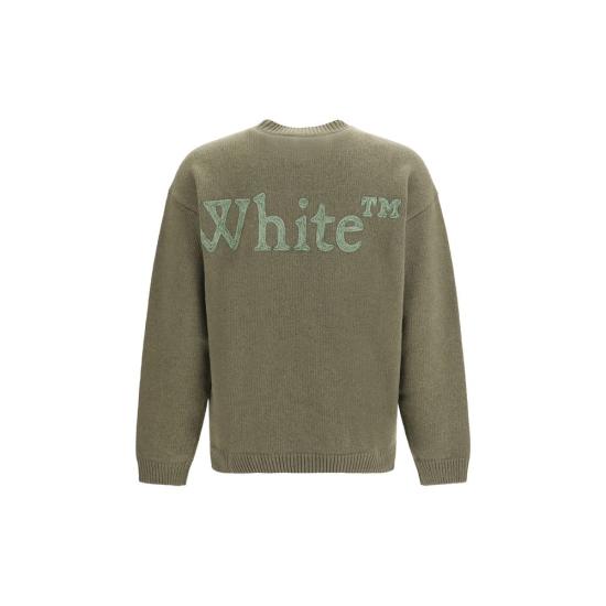 26FW 오프화이트 스웨터 OFOMHE20QF26KNI00100022BB GRAY - OFF WHITE