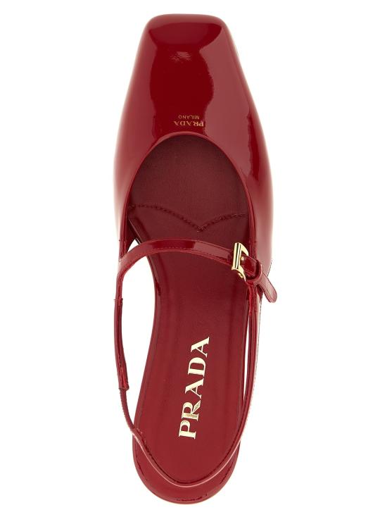  프라다 플랫 슈즈 PR313518BM RED - PRADA