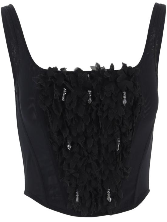 26FW Ianira Meda 탑 ODILENERO Black
