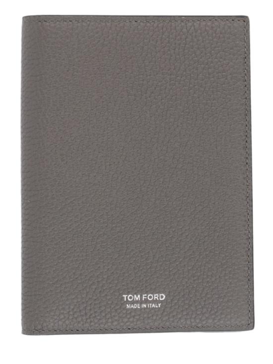 26FW 톰포드 그레인 레더 폴딩 카드 홀더 Y0274 LCL158STBG Grey