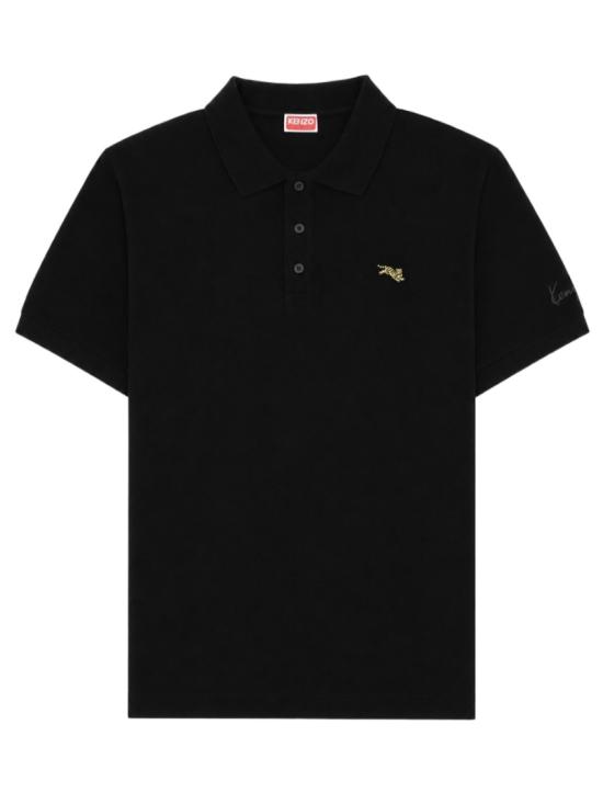 26FW 겐조 폴로 티셔츠 FG65PO1594PU 99J Black