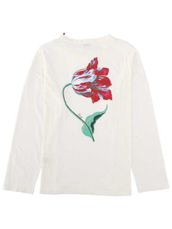 26FW 겐조 탑 FG62TL3594SK 02 White - KENZO