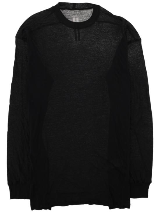 26FW 릭 오웬스 반팔 티셔츠 RU02F4275 UC09 Black