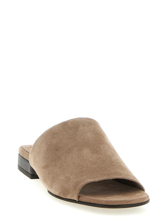 26SS 브루넬로 쿠치넬리 샌들 BR326447BM BROWN - BRUNELLO CUCINELLI