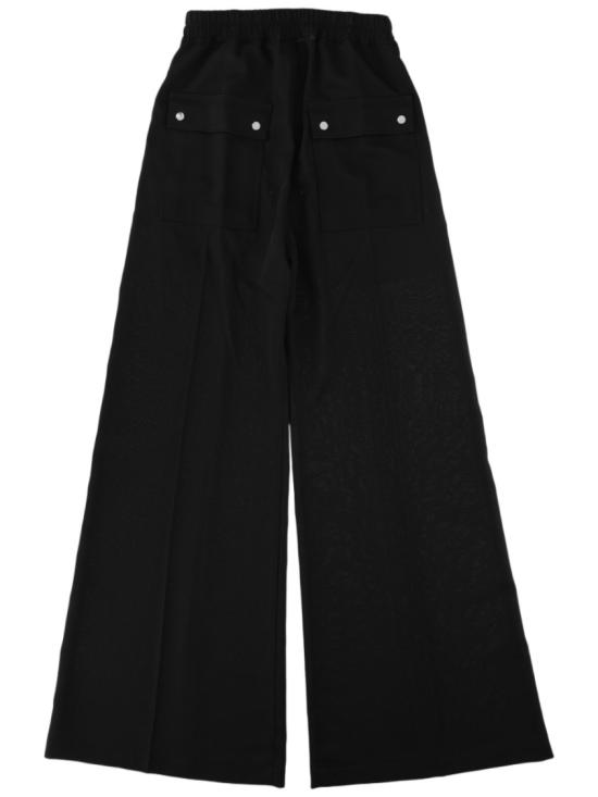 26FW 릭 오웬스 트레이닝/조거 팬츠 RU02F4366 WT09 Black - RICK OWENS