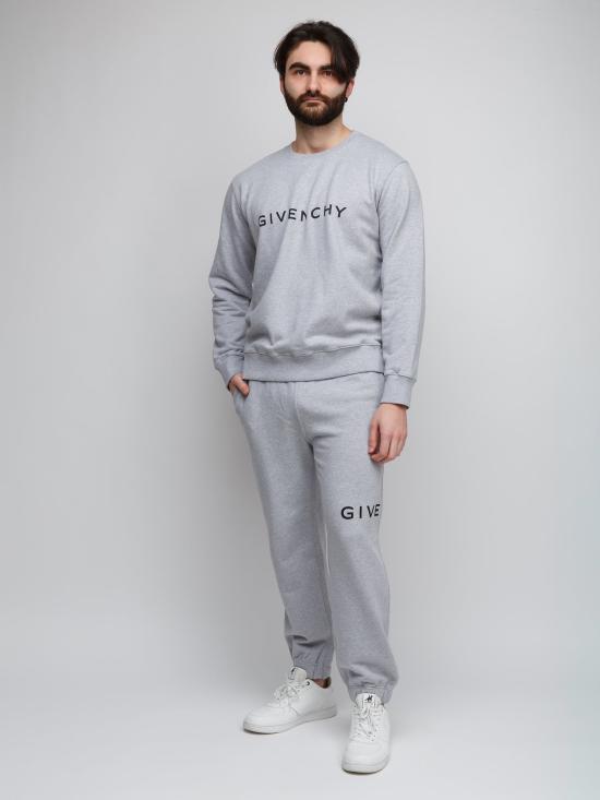  지방시 긴팔 티셔츠 GIBMJ0HA3YAC055SG GRAY - GIVENCHY