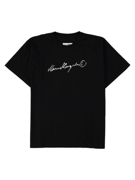 26FW MM6 메종마르지엘라 반팔 티셔츠 SH0GC0077 M20258900 Black