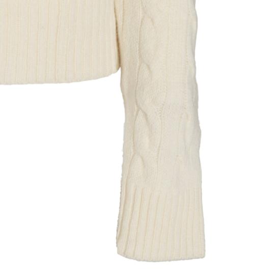 26FW 폴로 랄프로렌 울 캐시미어 케이블 니트 터틀넥 211888686012 White - POLO RALPH LAUREN
