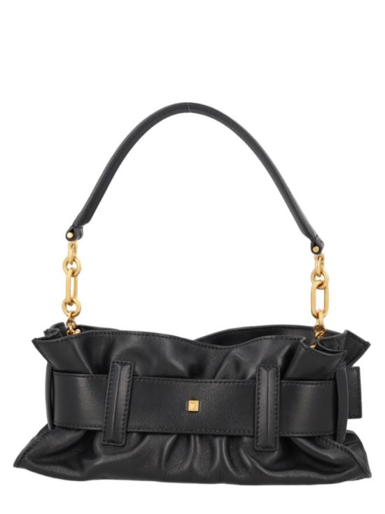 26FW 발망 숄더백 HN1AE994LSAX 0PA Black - BALMAIN