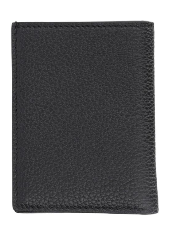 26FW 톰포드 그레인 레더 로고 폴디드 카드 홀더 Y0279 LCL158SNAA Black - TOMFORD
