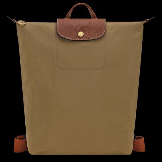 26FW 롱샴 플리아쥬 오리지널 M 백팩 10284089 510 OLIVE DOM