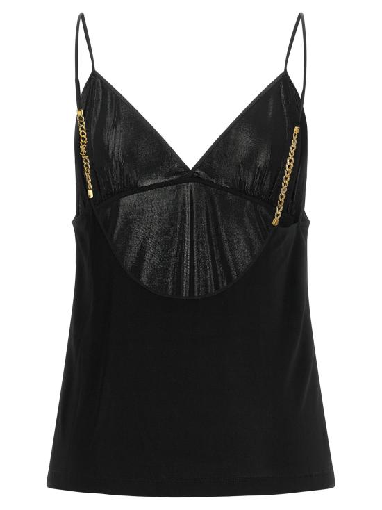 26FW 생로랑 민소매 티셔츠 SA341028BM BLACK - SAINT LAURENT