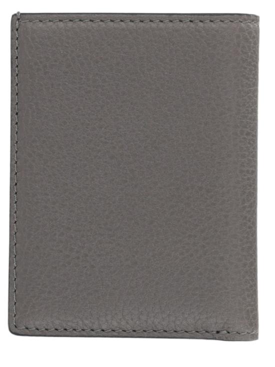 26FW 톰포드 그레인 레더 로고 폴디드 카드 홀더 Y0279 LCL158STBG Grey - TOMFORD