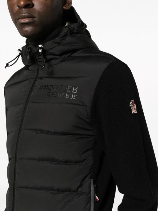  몽클레어 그레노블 니트 패딩 가디건 그레노블 니트 패딩 가디건 9B00003 M1122 Black - MONCLER
