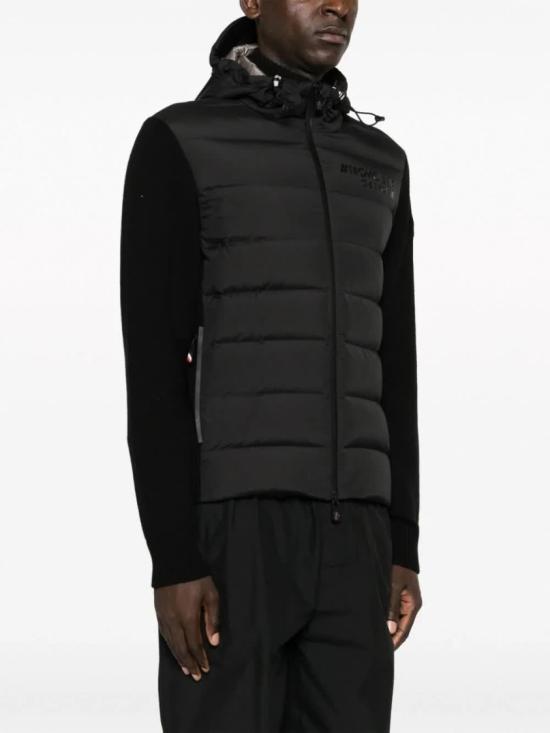  몽클레어 그레노블 니트 패딩 가디건 그레노블 니트 패딩 가디건 9B00003 M1122 Black - MONCLER