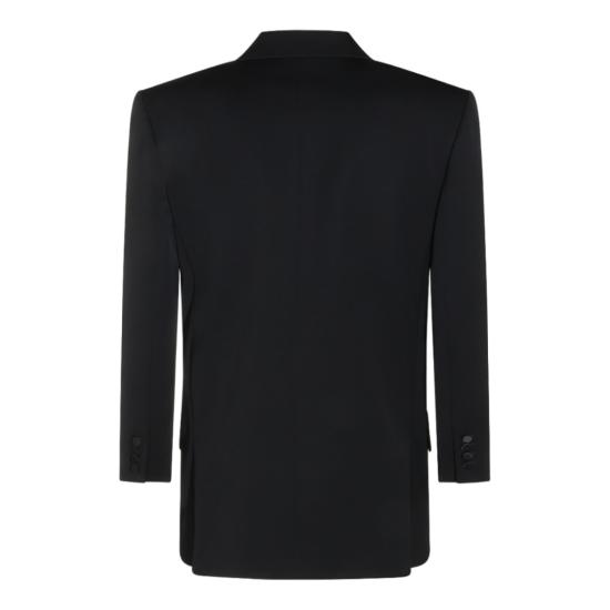26FW 생로랑 더블 브레스티드 턱시도 자켓 A003I9Y7E631000 Black - SAINT LAURENT