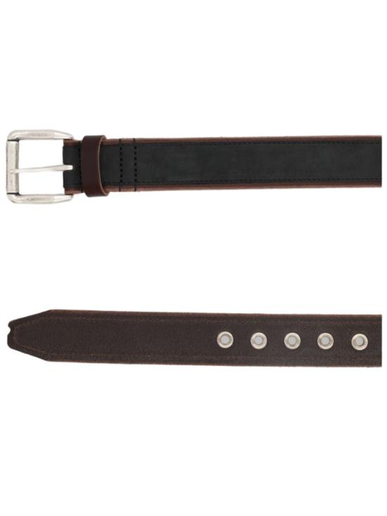  아워레가시 벨트 A4258VD DARKNAVYVELVETEENNUBUCK Black - OUR LEGACY