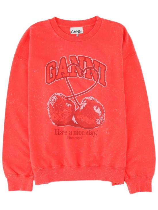 26FW 가니 탑 A1060082 472 Red
