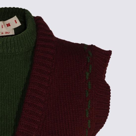 26FW 마르니 니트웨어 GCMD0673Q0UFH100INR92 Burgundy - MARNI
