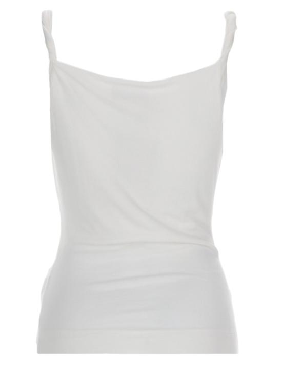 26FW 비비안웨스트우드 안나 스트랩 탑 안나 스트랩 탑 1504000B J00BOA401 White - VIVIENNE WESTWOOD