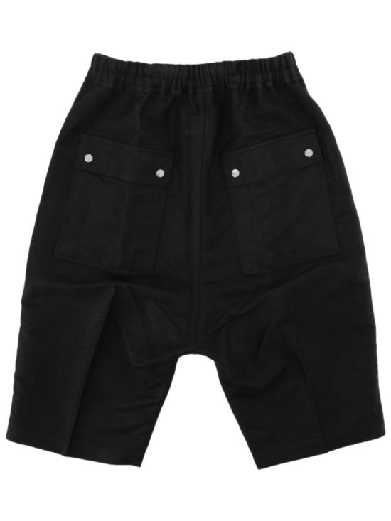  릭 오웬스 숏팬츠 RU02F4349 MOR09 Black - RICK OWENS