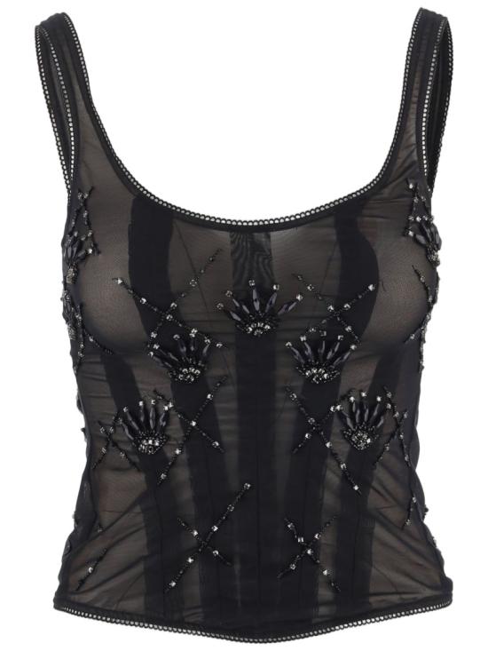 26FW Ianira Meda 탑 JANISLUXNERO Black