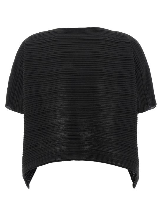 26FW 플리츠플리즈 반팔 티셔츠 PP68KK78115 Black - PLEATS PLEASE