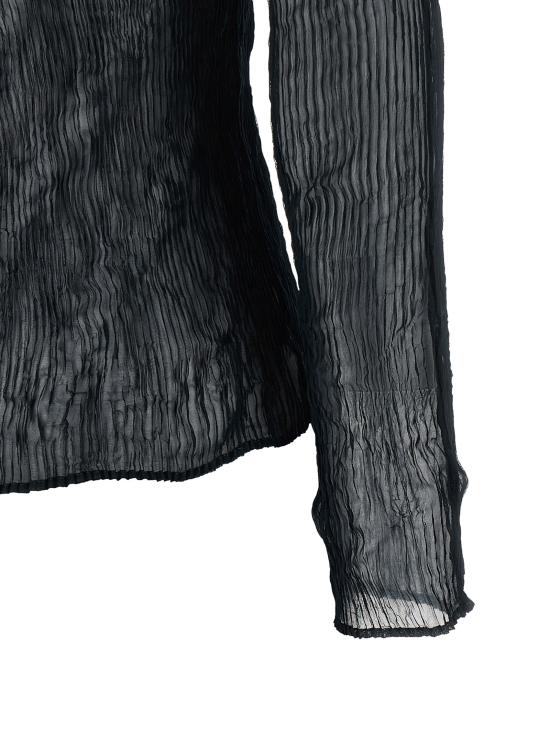 26FW 이세이 미야케 가디건 IM68FJ41078 Black - ISSEY MIYAKE