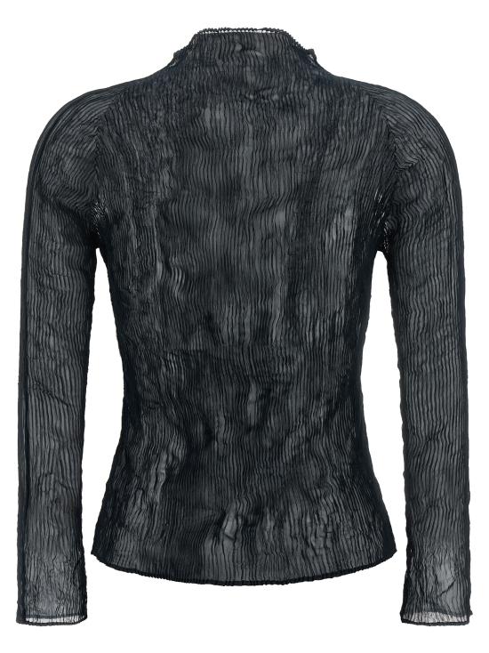26FW 이세이 미야케 가디건 IM68FJ41078 Black - ISSEY MIYAKE