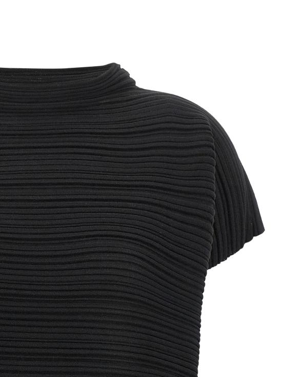 26FW 플리츠플리즈 반팔 티셔츠 PP68KT78215 Black - PLEATS PLEASE
