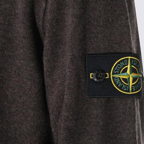 26FW 스톤 아일랜드 니트웨어 L2S155100018S00B4V0M62 Brown - STONE ISLAND