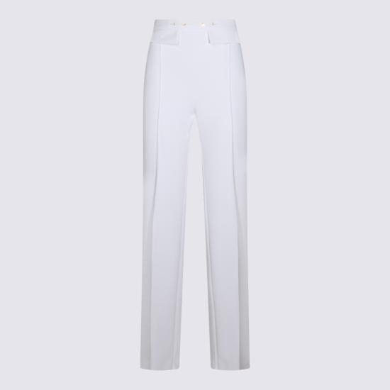 26FW 엘리자베타프랜치 스트레이트 팬츠 PA19666E2360 White - ELISABETTA FRANCHI