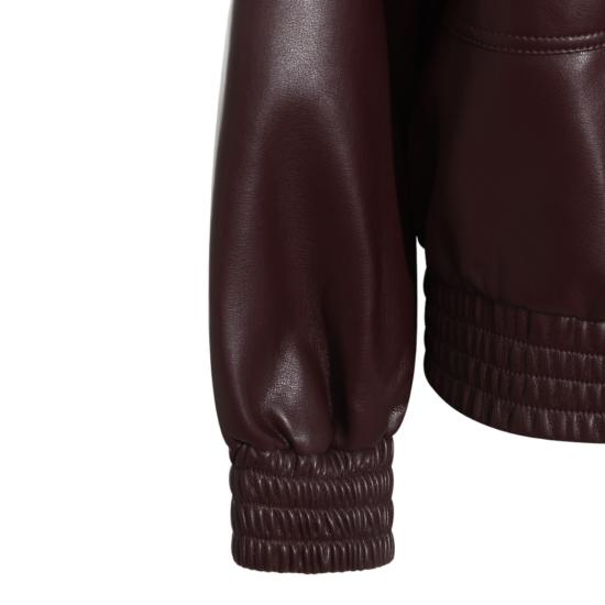 26FW 트윈셋 가죽 자켓 262TT2060S1472114057 Burgundy - TWINSET