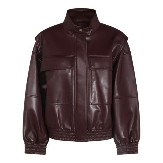 26FW 트윈셋 가죽 자켓 262TT2060S1472114057 Burgundy