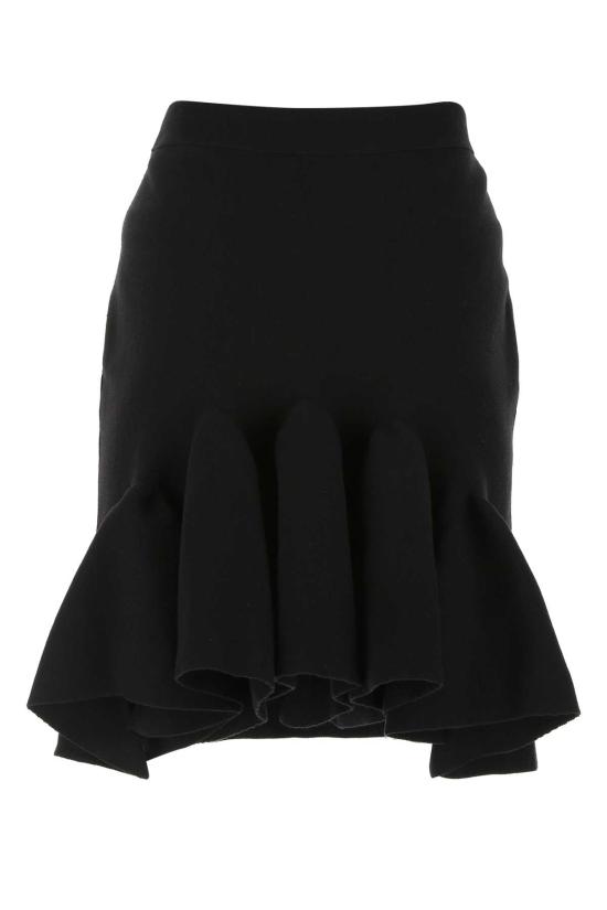  보테가베네타 스커트 666516V12V0 1000 BLACK - BOTTEGA VENETA