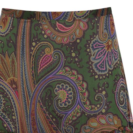 26FW 에트로 롱 스커트 WRFA021699SP11HX0893 Green - ETRO
