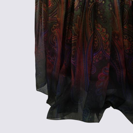 26FW 에트로 롱 스커트 WRFA021699SP11HX0893 Green - ETRO