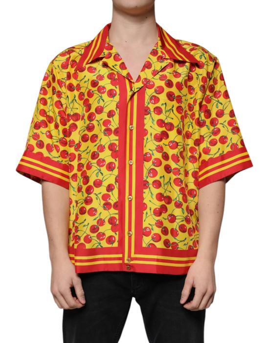  돌체앤가바나 셔츠 TSH87281 YELLOW - DOLCE & GABBANA
