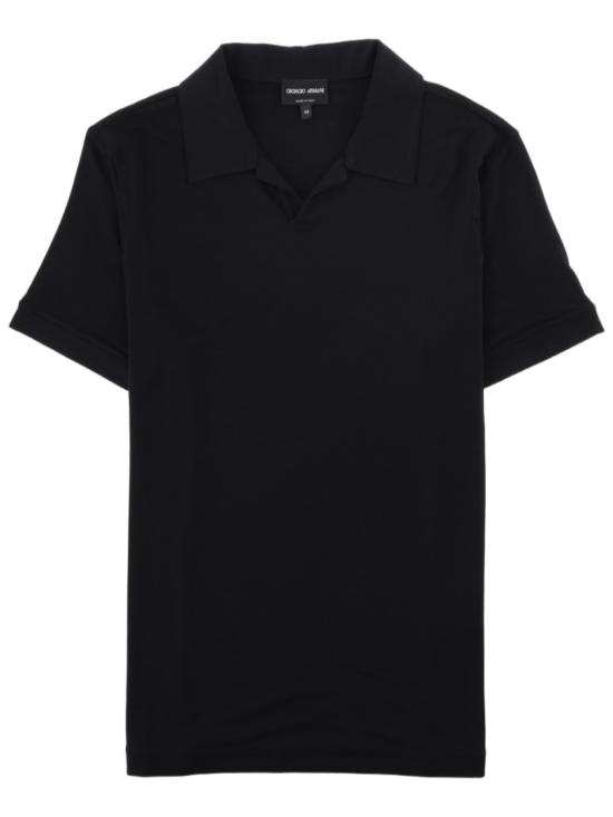 26FW 조르지오 아르마니 폴로 티셔츠 3GSF51 SJP4ZUC99 Black