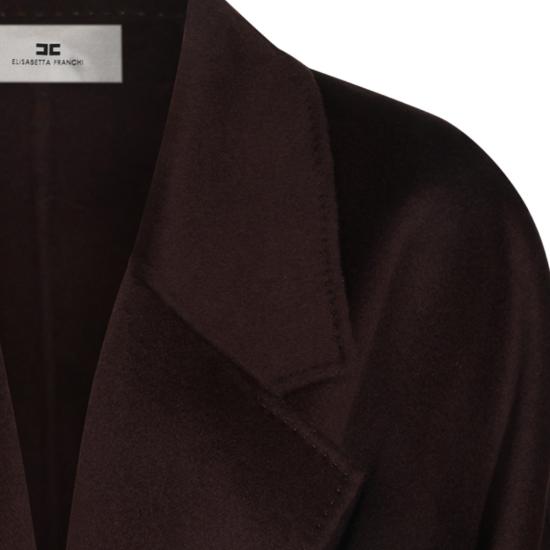 26FW 엘리자베타프랜치 코트 CP01D66E2EV9 Brown - ELISABETTA FRANCHI
