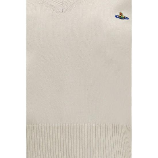 26FW 비비안웨스트우드 스웨터 VI1803007NY001VA405BB WHITE - VIVIENNE WESTWOOD