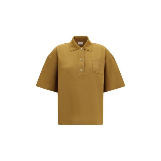 26SS 생로랑 폴로 티셔츠 SA873300Y38BN2590BB GOLD
