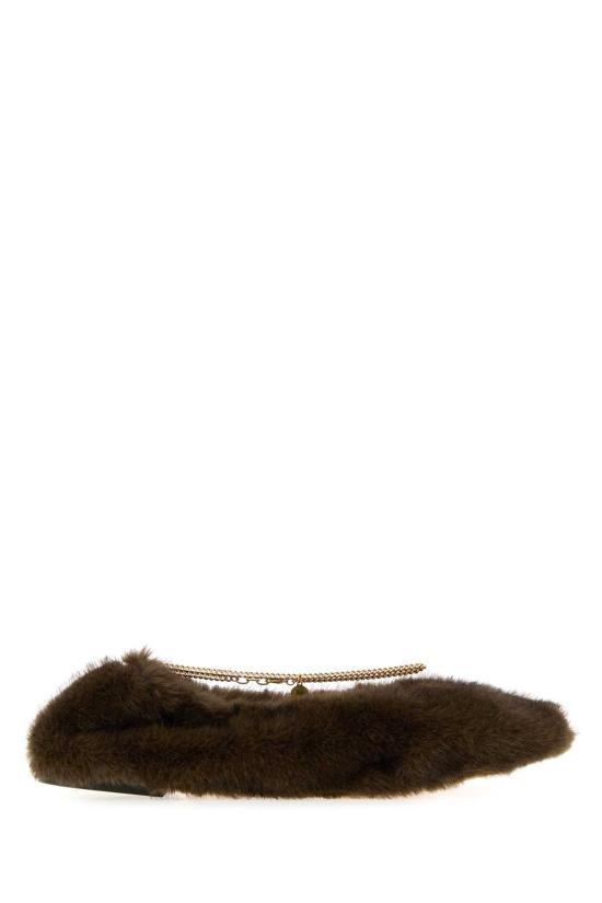 26FW 스텔라 맥카트니 플랫 슈즈 810659E00341 2007 BROWN