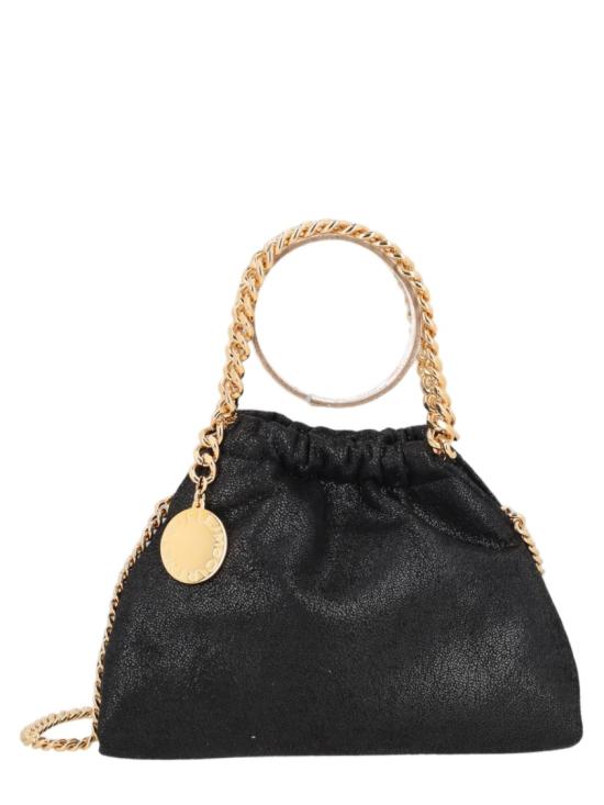 26FW 스텔라 맥카트니 팔라벨라 드로스트링 숄더백 7B0144 W93551000 Black