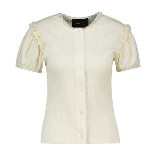 26FW 시몬로샤 니트웨어 5470B 1332 ECRU PEARL ivory