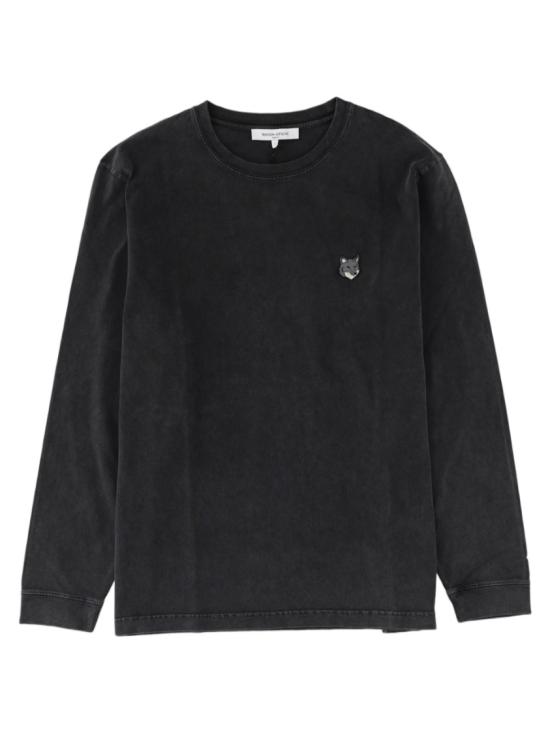 26FW 메종키츠네 긴팔 티셔츠 PM00119KJBIT7 0519 Black