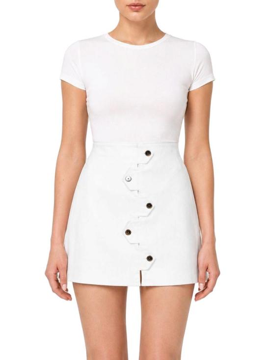  핑코 스커트 1G141G Y589 Z10 40 Pinko WHITE - PINKO